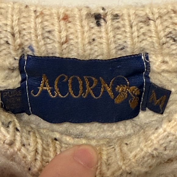 Acorn Beige Sweater with Festive Embroidery - Picture 4 of 9